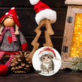 thumbnail image 6 of Christmas Cheerful Kitten Standing Cute - Christmas Ornament Xmas Keepsake Ceramic Ornaments Holiday Decorations for Tree Christmas Gift Ideas 2.95in, 6 of 6