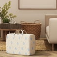 thumbnail image 4 of Bolsa de almacenamiento de ropa de gran capacidad, caja organizadora de tela plegable con doble cremallera para armario de casa, edredón, artículos de invierno, viajes, campamentos: transpirable, 4 of 4