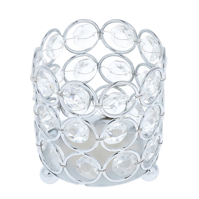 candelieres Votivos de , candeliere de de Cristal Pteado / Dorado, de , Decoración de Oficina en hogar Los 7cm Colco Candelero votivo
