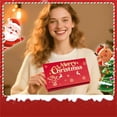 thumbnail image 6 of CIYISON Christmas Gifts Card Holder With 6 Slots Gold Embossing Santa Themed Designs Paper Red Envelope For Celebration, 6 of 20