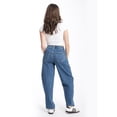 thumbnail image 3 of Jeans tipo barrel Juvenil, 6855 (Mezclilla tono medio) azul 7, 3 of 3