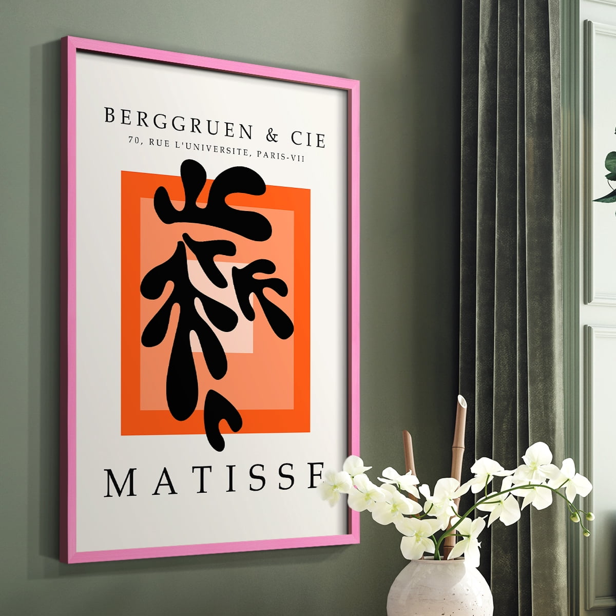 Matisse CII Framed Print - Solid Wood