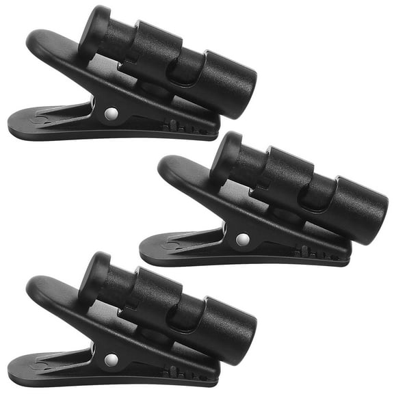 BESTONZON Shirt Clip For Earphones Wire Earphone Cable Clip ABS 3pcs Back to School