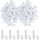 thumbnail image 1 of 100pcs Cable Clips for Wiring Fixing, Semi-Circular Cable Holder for Electric, 1 of 5