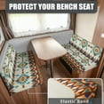 thumbnail image 2 of Yuyamidu Aztec African Tribal RV Dinette Cushion Covers Stretchy Loveseat Slipcovers for Travel Trailer Couch 2 Pack Soft RV Cushion Covers Camper Accessories, 2 of 7