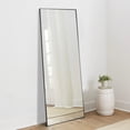 thumbnail image 3 of NeuType Full Length Floor Mirror Rectangular Black 59"x19", 3 of 8