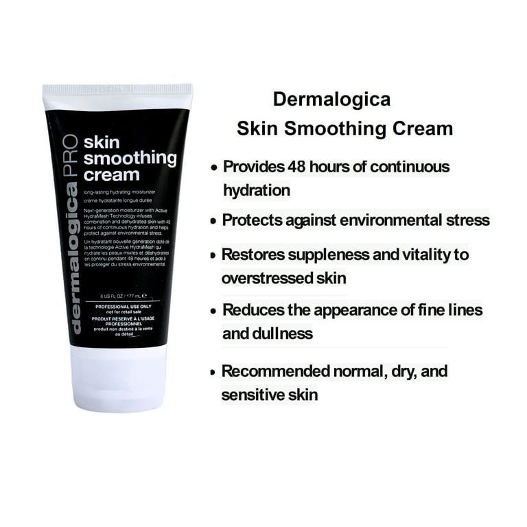 Dermalogica Skin Smoothing Face Cream 6.0 fl oz (177ml) - Walmart.com