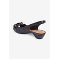thumbnail image 2 of Comfortview Women's The Rider Leather-Like Slingback, 2 of 6