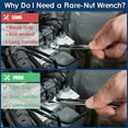 thumbnail image 6 of SLGHLSAHG Flare Nut Wrench, 8mm x 10mm Metric Double Open End, 1Pcs A20654, 6 of 8