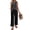 Gray stripes, variant on WIHOLL Two Piece Set for Women Summer Sleeveless Crewneck Lounge Top Wide Leg Drawstring Pants With Pockets Vacation Travel Outfits