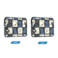 thumbnail image 7 of FORMRS 13-13.3 inch Laptop Sleeve Case Soft Carrying Quilted Computer Bag Cover, Black and Blue Cat, 7 of 7
