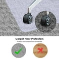 thumbnail image 5 of Yescom Clear Office Chair Mat for Low Pile Carpet 48" x 36" Thicken 1/8" with Lip Plastic Floor Protector Home Studio, 5 of 10