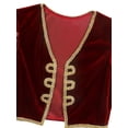 thumbnail image 3 of JanJean Kids Boys Arabian Prince Costume Cap Sleeve Fairytale Waistcoat Street Vest Top for Halloween Red 4, 3 of 4