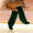 Green, variant on Women's Square Toe Wide Calf Knee High Long Stiletto Heel Boots Tall Fashionable for 2026