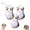 3pcs, variant on Meowl Plush Voice-Playing Charm,Meowl Keychain with Squeeze Sound,Cute Cat Plush Keychain,Fidget Stress Relief Decor
