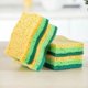 thumbnail image 3 of Juego de 10 esponjas - Paquete grande económico Esponjas para lavar platos de doble cara para cocina Lado de esponja para limpieza, lado verde para restregado de doble acción y ultra absorbente, 3 of 5