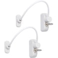 thumbnail image 1 of 2 cerraduras de seguridad para puertas corredizas y ventanas, con cable de retención y llave de acero inoxidable., 1 of 5