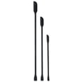 thumbnail image 2 of Makeup Mini Spatulas Cosmetics Spoon Multifunctional Reusable Lotion Stirrer Little Make up Spatulas Set for Lip Color Narrow Bottle Ketchup 3pcs Curved Black, 2 of 8