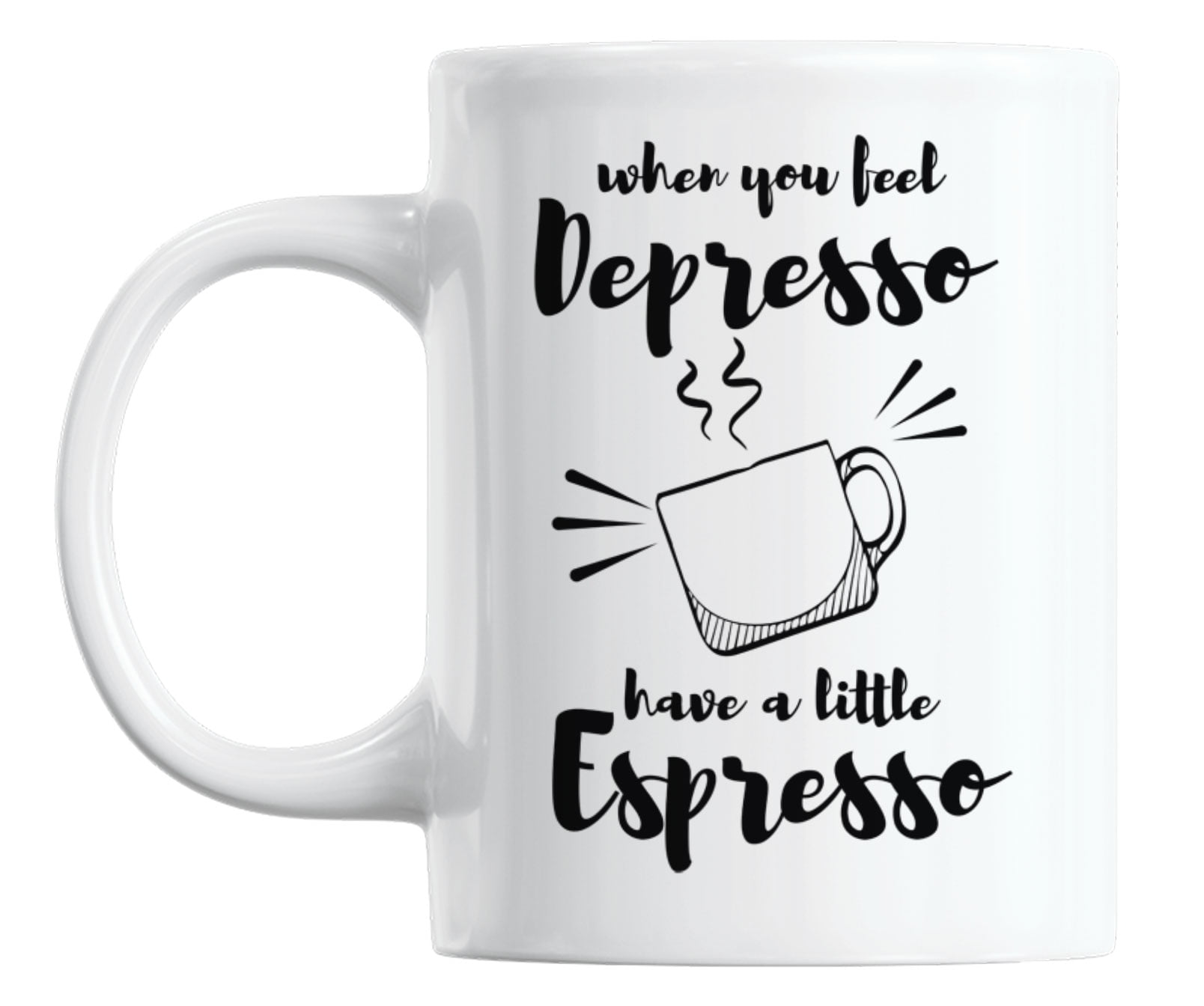 Snoopy Peanuts Yoga Funny Quote Black Coffee Coworker Office Birthday Mug Gift 