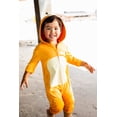 thumbnail image 6 of Bluey Big Kids' Boy or Girl Cosplay Hooded Coverall Bingo Orange, 6 of 6