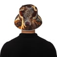 thumbnail image 5 of Cauagu Sunset Sunflower Small Cow for Unisex Bucket Hat,Outdoor Summer Beach Fishing Sun Hat Hot Summer Reflective Bucket Hat Fun Outdoor Vacation Hat for Men and Women, 5 of 6