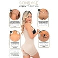 thumbnail image 5 of SONRYSE 046ZL Fajas Colombianas Reductoras Postpartum Girdle Tummy Control Shapewear Cocoa S, 5 of 6