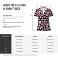 thumbnail image 5 of Naloa Elements Print T-Shirts Short Sleeve V Neck Tees for Women Fashion Tops Trendy Lightweight Soft Casual Summer Outfits Clothes, 5 of 5
