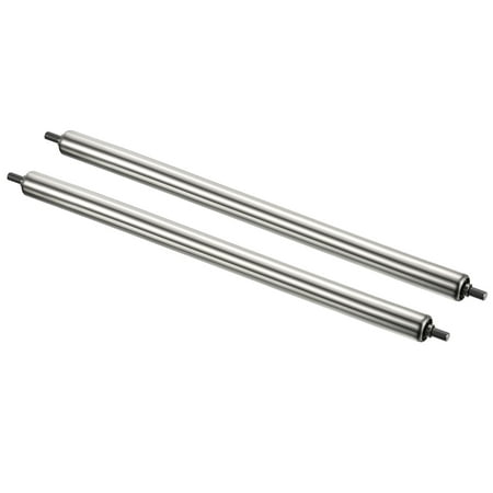 

Uxcell 1 x24 Stainless Steel Gravity Conveyor Roller Transmission Galvanized End 2 Pack