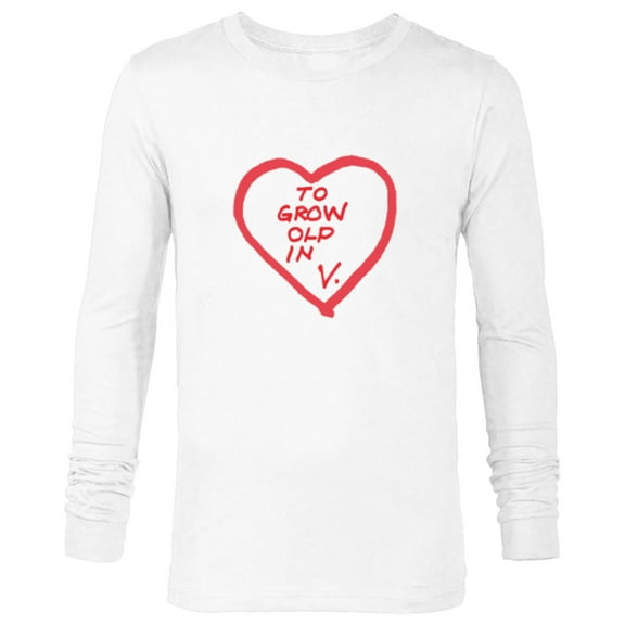 Marvel WandaVision To Grow Old In Vision Heart - Long Sleeve T-Shirt for Men - Customized-White