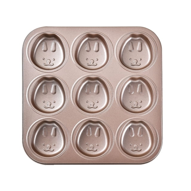 TIMIFIS Cake pan Non Stick Coating 9-piece Cake Cake Baking Pan Household DIY Baking kitchen gadgets Kitchen Gadgets