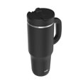 thumbnail image 5 of Zak Designs Harmony 2-in-1 Coffee Tumbler for Travel or At Home, 40oz Recycled Stainless Steel is Leak-Proof When Closed and Vacuum Insulated with Handle (Ebony Black), 5 of 8