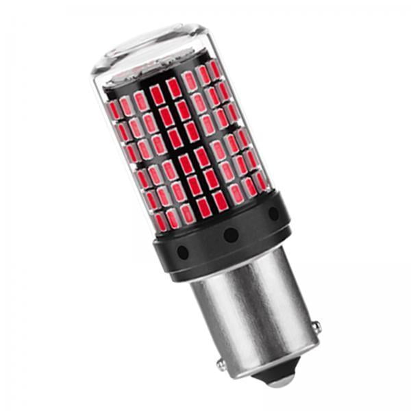 2x Bombilla coche LED 144SMD 1200LM brillante IP67 Bay15D 6000K luz de señal de , luz de atrás, luces de Zulema Luz de bombilla de freno de coche