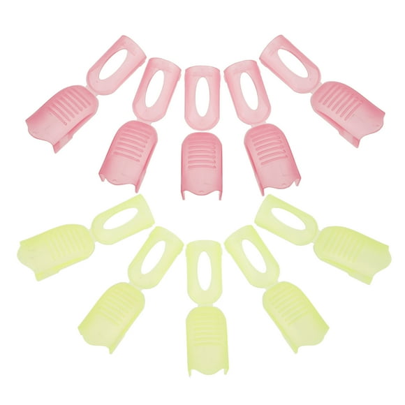 10 piezas de removedor de uñas de gel, herramienta para envolver, removedor de uñas acrílicas, removedor de esmalte de caracol, pinza de maquillaje, tamaño de viaje