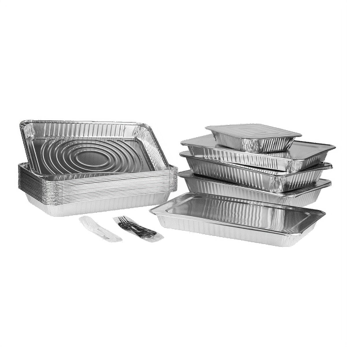 Full Size Heavy Duty Aluminum Foil Steam Table Pans, Karat AF-STP105