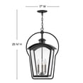 thumbnail image 5 of 13302BK-Hinkley Lighting-Yale - 3 Light Outdoor Large Hanging Lantern In Traditional and Transitional Style-25.75 Inches Tall and 17 Inches Wide, 5 of 7