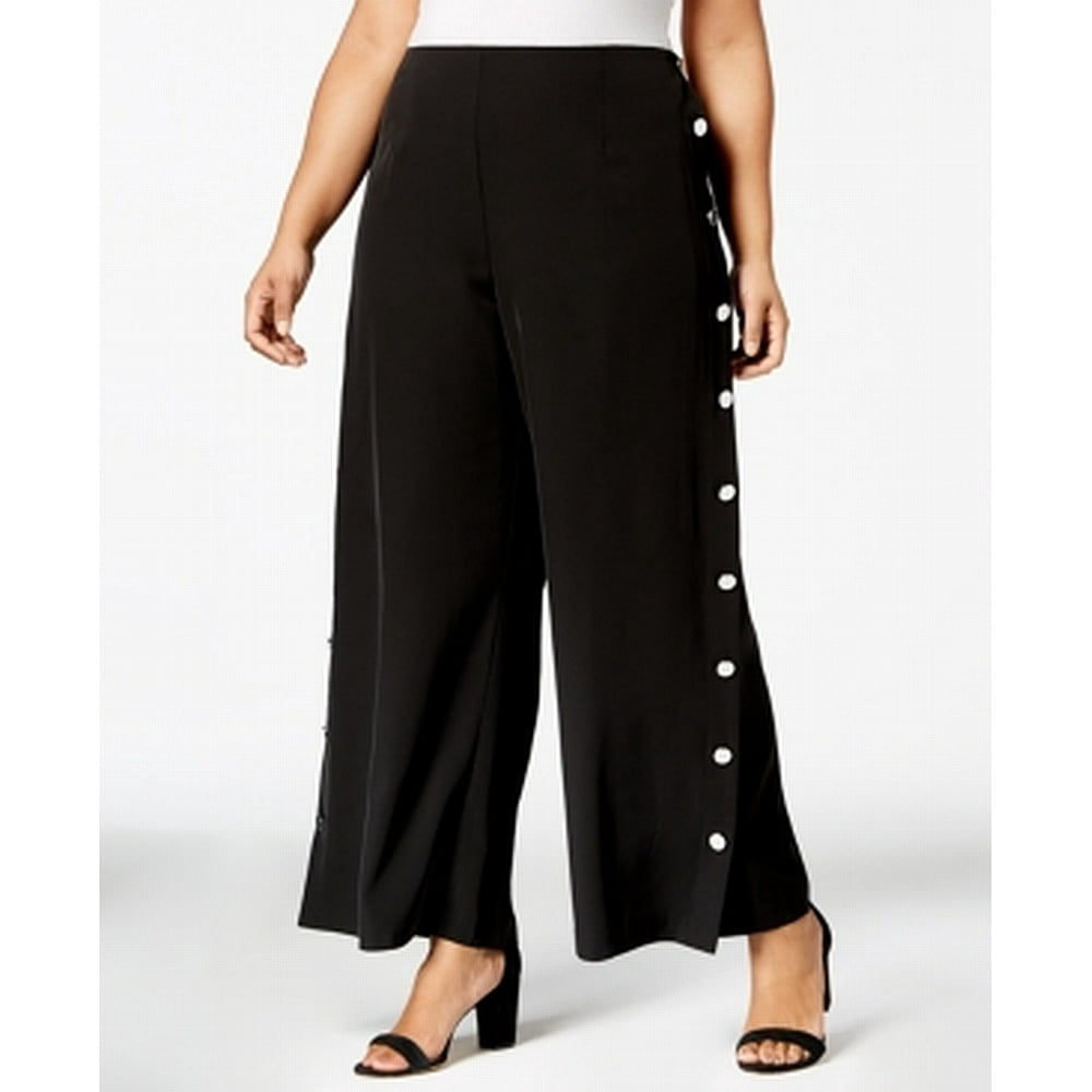 track pants with buttons on side