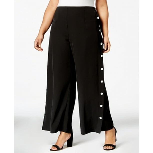 button side track pants