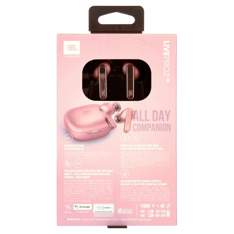 JBL Live Pro 2 TWS - True wireless Noise Cancelling earbuds - Rose JBL Live Pro 2 TWS - True wireless Noise Cancelling earbuds - Rose