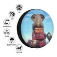 thumbnail image 4 of Kdxio Spare Tire Cover for RV Trailer, Waterproof Wheel Cover,Camper Spare Tire Cover Fit for Rv SUV Truck Travel Trailer 15 inch-Elephant Sits, 4 of 8