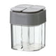 thumbnail image 2 of Juego de especias de plástico 4 en 1 con tapa abatible | Contenedores herméticos para condimentos | Organizador de cocina transparente para encimera o armario, 2 of 6