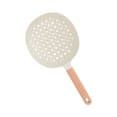 thumbnail image 2 of Long Handle Noodles Colander Strainer Spoon - Plastic Mesh Drainer for Pasta, Dumplings, Vegetables - Kitchen Scoop Filter - Orange, Green, or Pink, 2 of 6