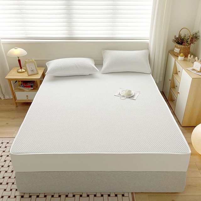 Protège-matelas Imperméable de Qualité Supérieure en Coton Matelassé, Protège-Lit Tricoté de Qualité A, Convient jusqu'à 30 cm de Profondeur XQ