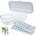 thumbnail image 2 of Máquina para hacer cubitos de hielo sin esfuerzo, organizadores de hielo con diseño de alimentación por gravedad que ahorran espacio para almacenar en el refrigerador, 2 of 5