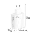 thumbnail image 2 of Fokuz QC3.0+PD20W Fast Charger With 3 USB Ports And Type C Functional Adapter For Smartphone Charging, 2 of 5
