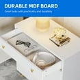 thumbnail image 6 of DEXTRUS Modern Sideboard Buffet Cabinet with Shelves, Kitchen Storage Cabinet, White, 6 of 12