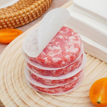 Raindrops 1 Set  Non Stick Burger Press Hamburger Maker Mold Non-Stick Burger Patty Maker With Patty Papers Kitchen Grilling And Barbecue Tool