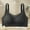 Black, variant on Amidoa Womens Bras Pullover T-Shirt Beige Sports Push-up Solid Bandeau Lingerie for Women L