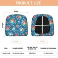 thumbnail image 3 of Pioneer Flower Floral Print Pattern Seat Covers for Dining Room Chairs Set Of 4,Stretch Printed Washable Chair Seat Cover with Elastic Ties and Button,Removable Waterproof Couch Cushion Covers, 3 of 6