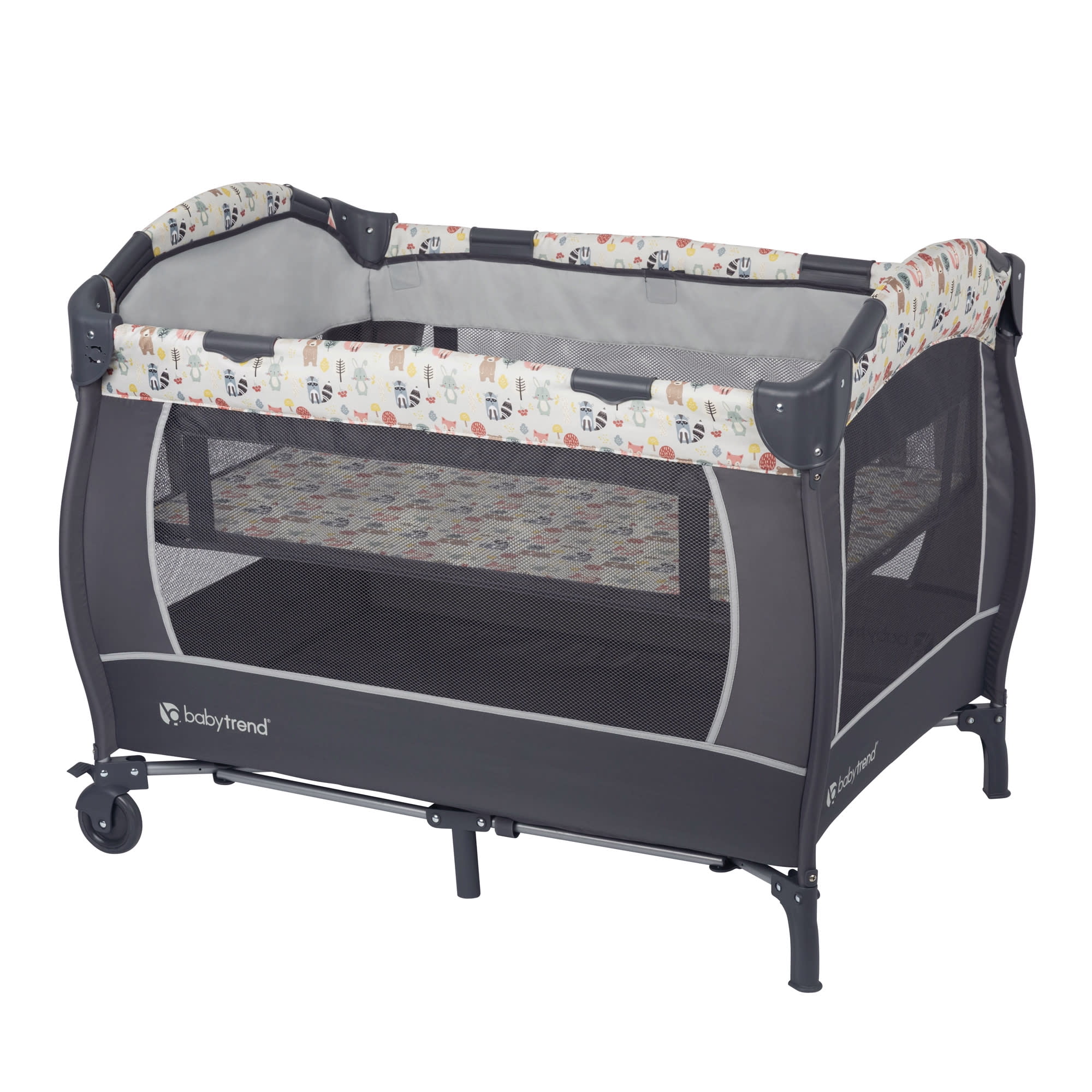 Baby Trend, Lil Snooze Deluxe II Nursery Center Playard, Gray