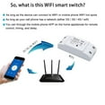thumbnail image 4 of Mistaha 2pcs/lot SONOFF 10A DIY Smart WiFi General Modification Remote Control Power Shut with Smart, 4 of 8